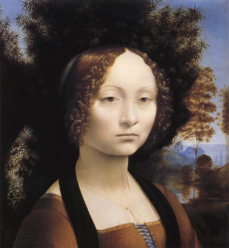 LEONARDO da Vinci Kvinnoportratt Norge oil painting art